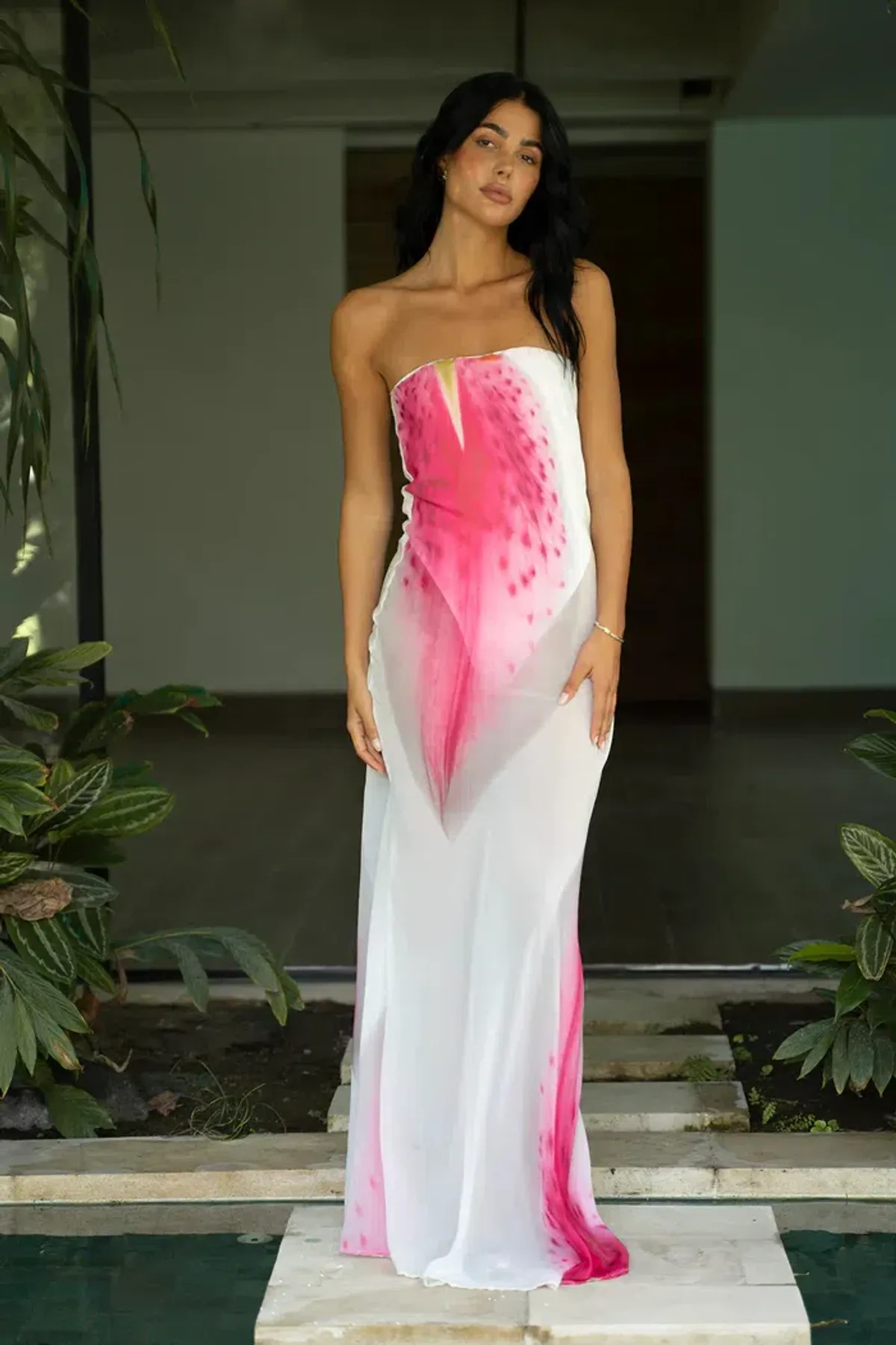 HNTR The Label Alessia Maxi Dress Lillie Size 6 - Image 1