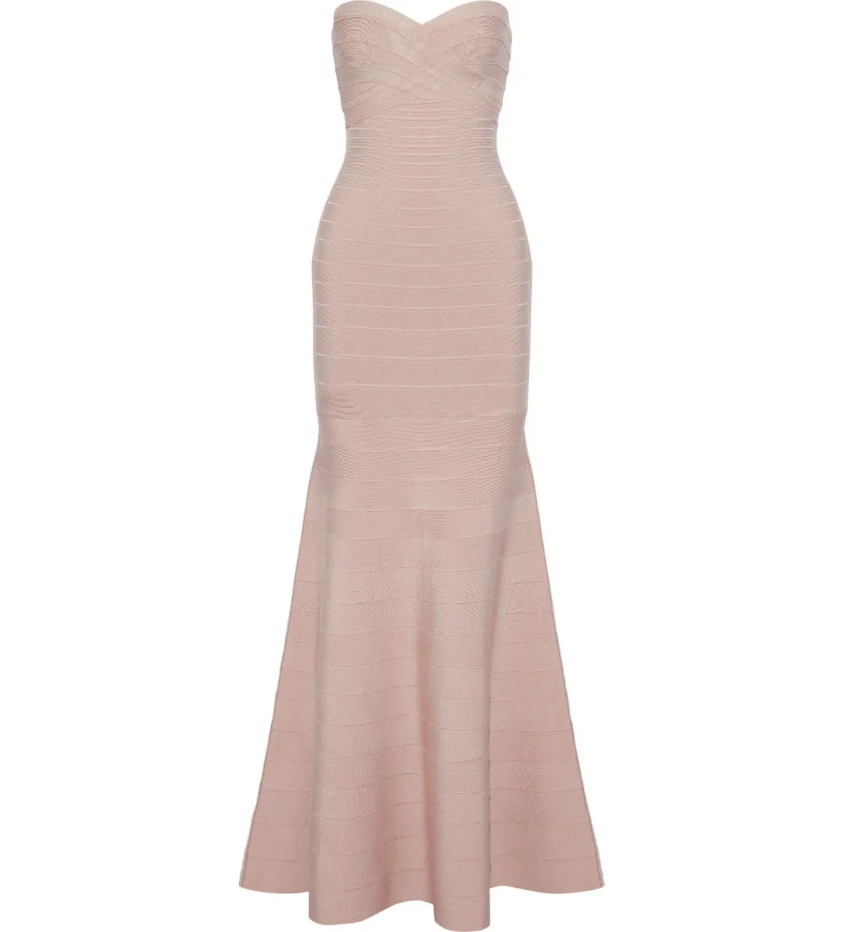 Herve Leger Sara Gown Blush Size S / AU 8 - Image 5