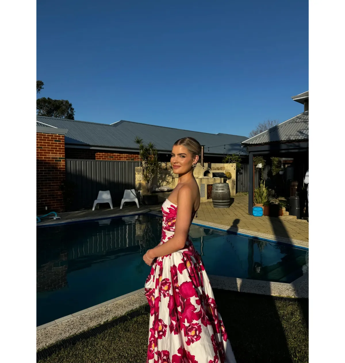 Aje Behold Maxi Dress Floral Size 4 - Image 3