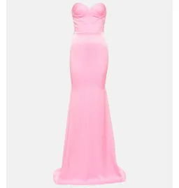 Alex Perry Barkley Strapless Gown Pink Size AU 6 for rent on The Volte - image 4