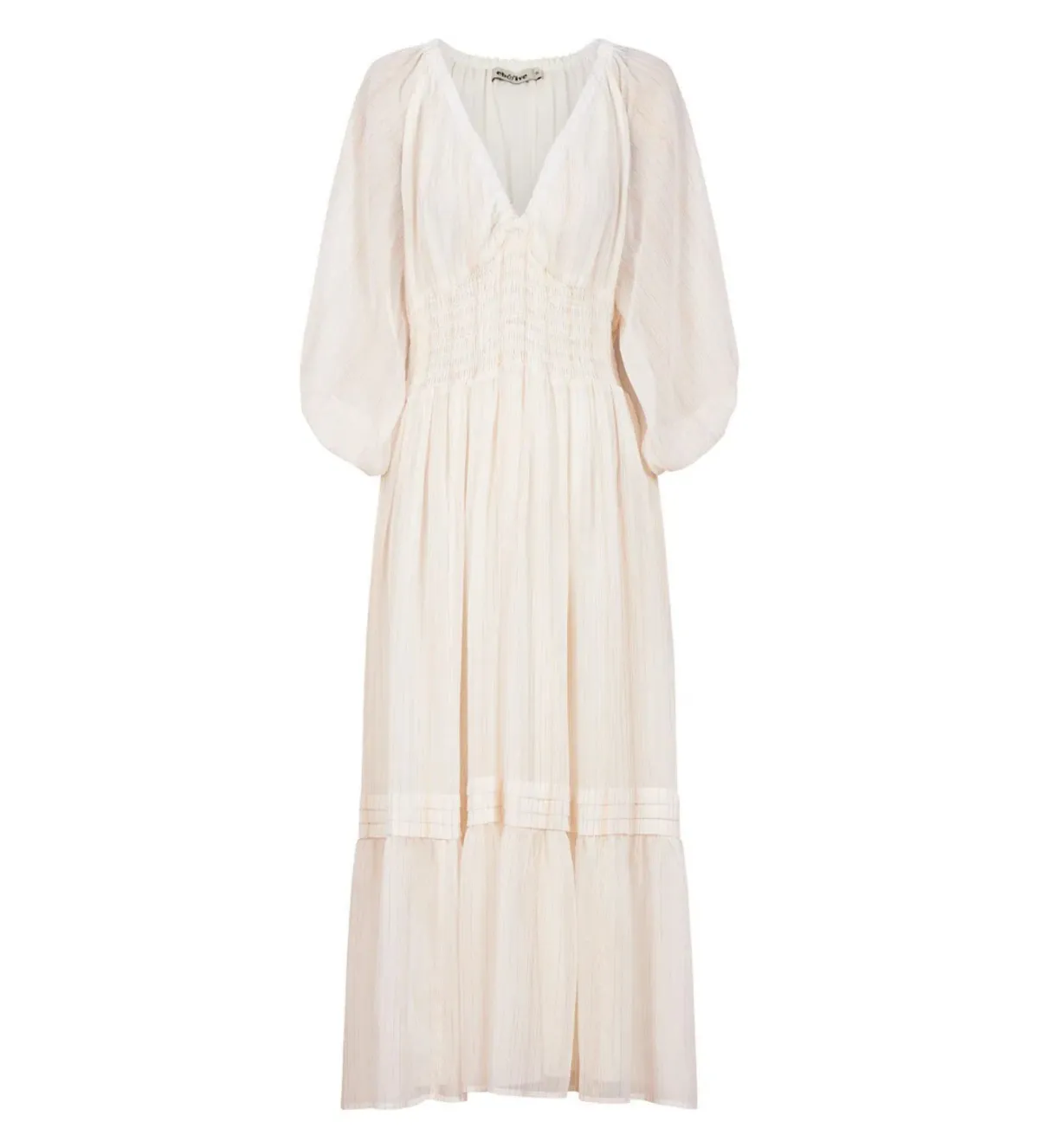 eb&ive Sereno Maxi Dress Pearl Size XL/AU 14 - Image 5