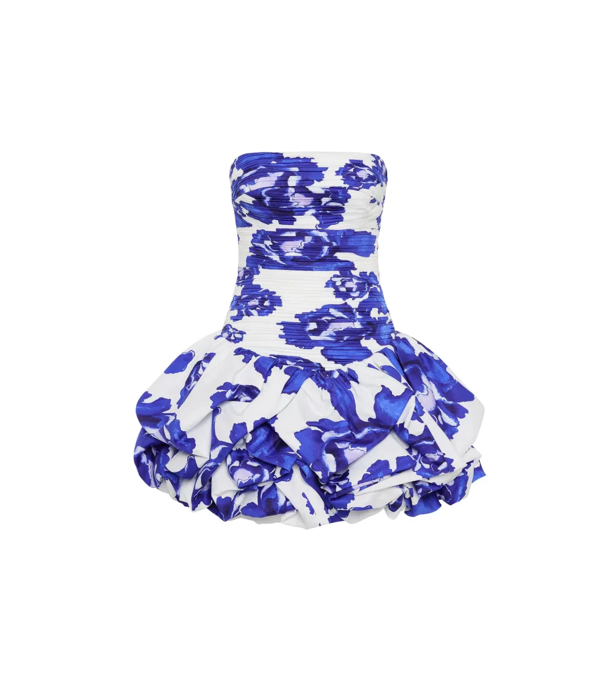 AJE Violette Bubble Hem Mini Dress Boldly blooming cobalt Size 6 - Image 3