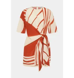 Sir The Label Calla Mini Dress in Hibiscus Stripe Size 1 / AU 8 for rent on The Volte - image 6