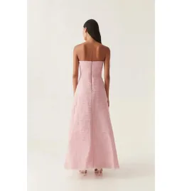 Aje Soundscape Maxi Dress Chalk Pink Size AU 8 for rent on The Volte - image 3