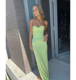 Alex Perry Sheath Gown in Lime Size AU 8 for rent on The Volte - image 1