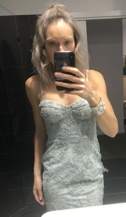 Elle  Zeitoune Powdered Blue Harmony Dress Size 8 for rent on The Volte - image 3