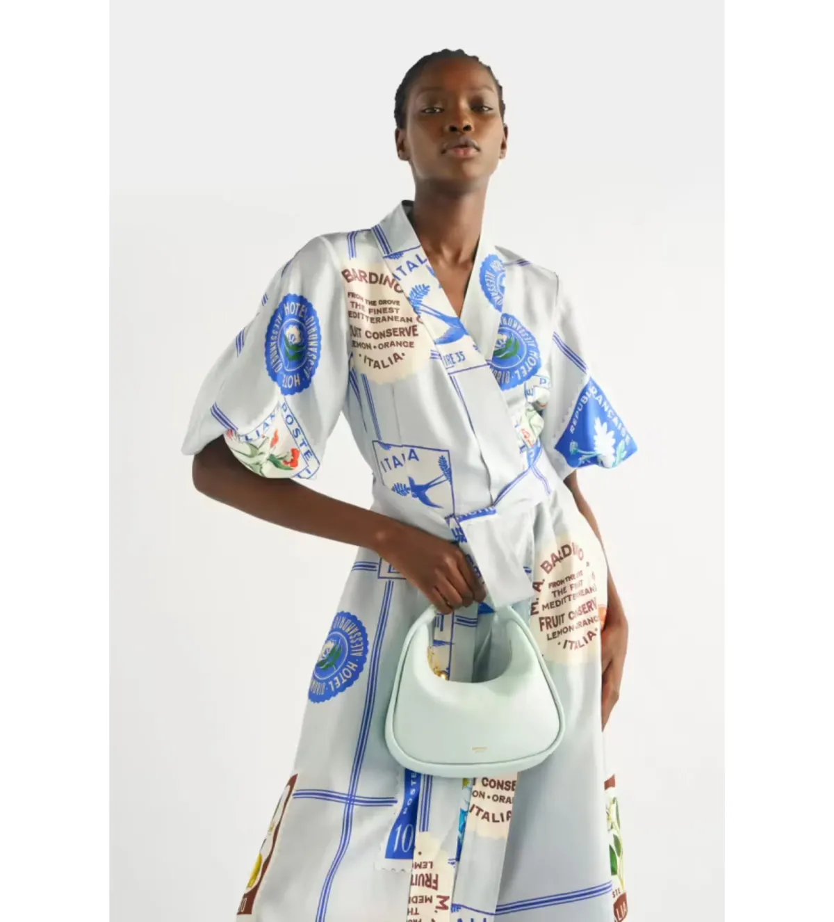 Oroton Picnic Midi Dress Print Size AU 14 - Image 2