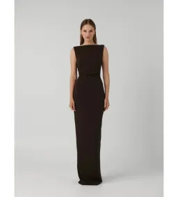 Effie Kats Coffee Verona Gown in Brown Size XS/ AU 6 for rent on The Volte - image 1