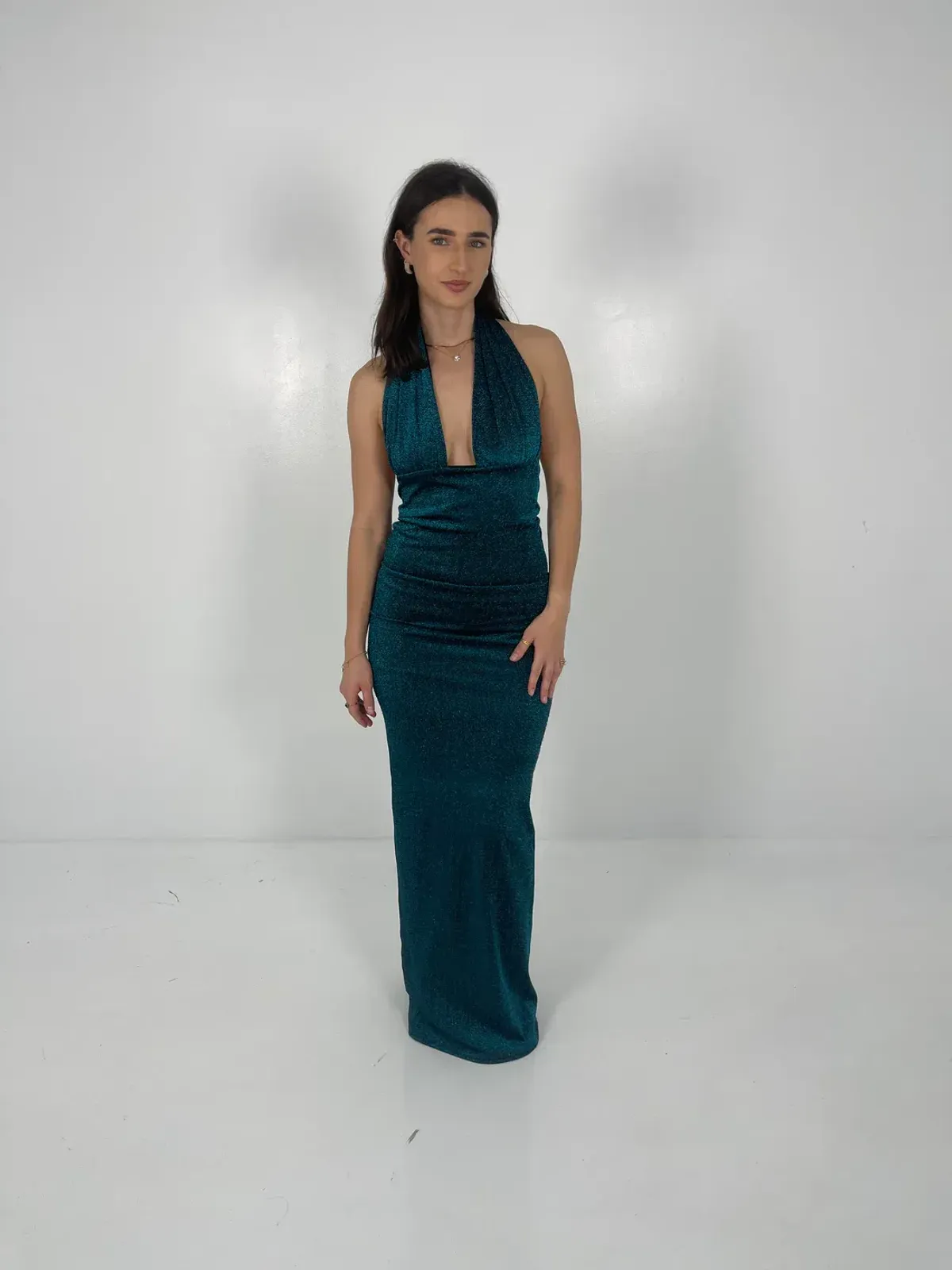 Deconduarte Jade Astor Maxi Dress in Jade (Size S/M) - Image 1