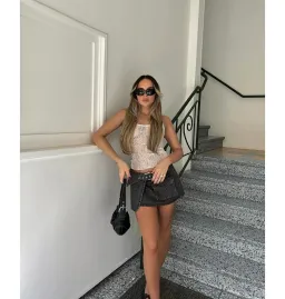 Gimaguas Diana Mini Skirt Black Size 36 / AU 8 for rent on The Volte - image 3