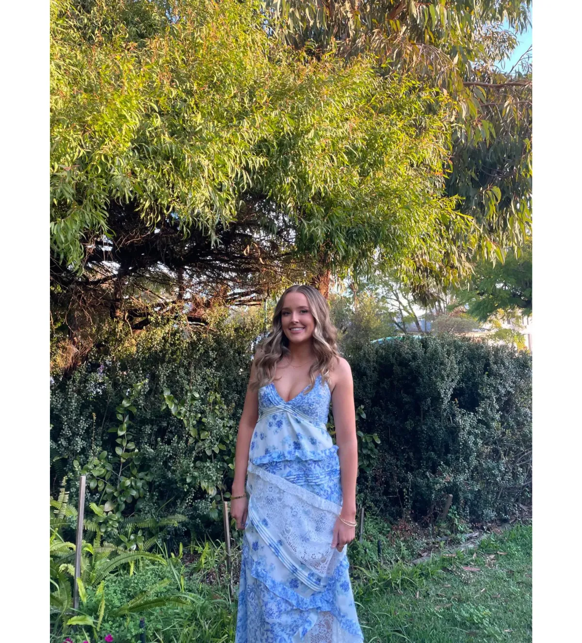 For Love & Lemons Green Rosalyn Maxi Size M/ AU 10 - Image 3