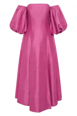 Aje Incarnation Midi Dress in Pink Size 8 for rent on The Volte - image 3