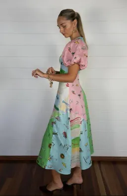 Alemais Jet Midi Dress size 8 for rent on The Volte - image 4