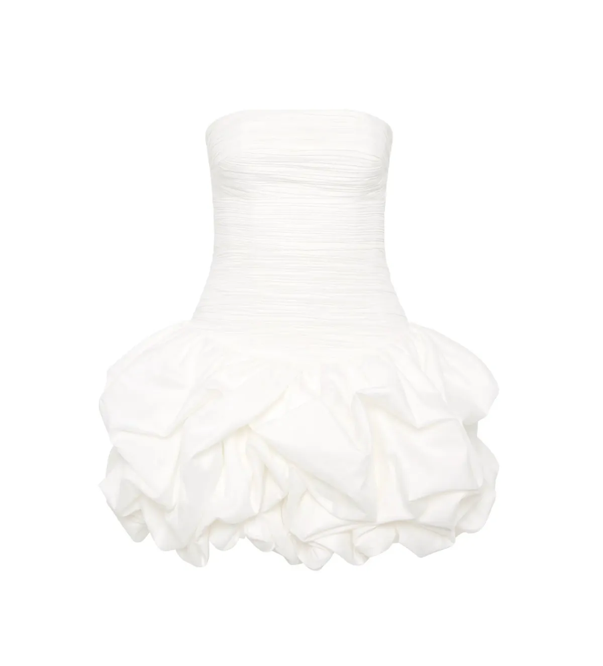 AJE Violette Bubble Hem Mini Dress Ivory Size 8 - Image 1