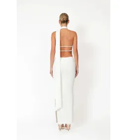 Khanums Kara Maxi Dress Ivory Size M/AU 10 for rent on The Volte - image 4