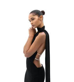 Khanums Kara Maxi Dress Black Size M/AU 10 for rent on The Volte - image 3