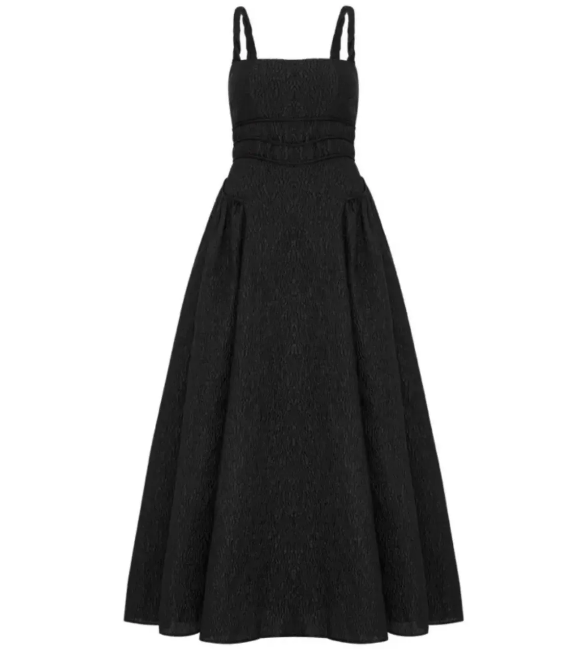 Rachel Gilbert Sophia Strap Midi Dress Black Size 14 - Image 1