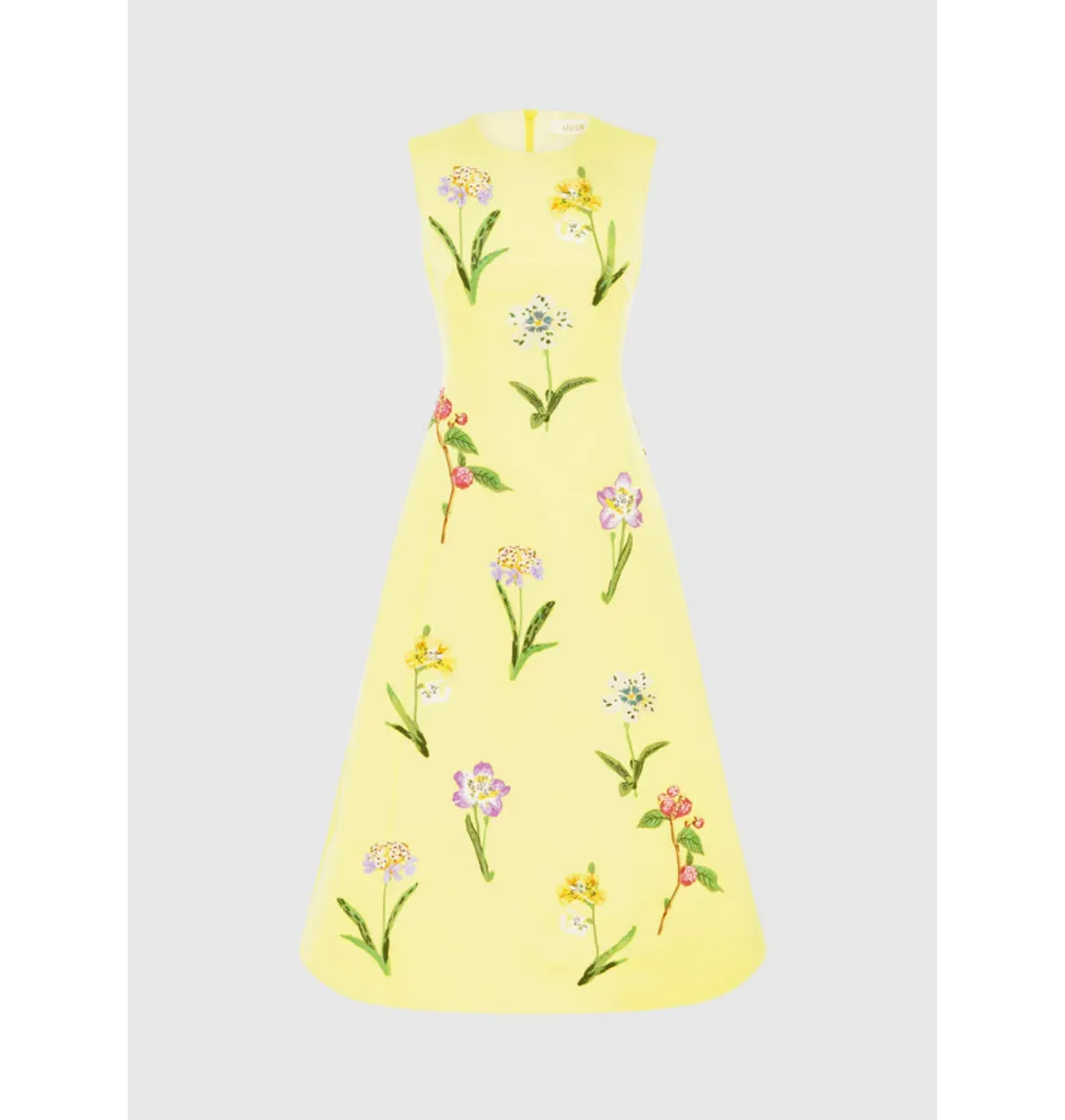 Leo Lin Cleo Sleeveless Midi Dress Wildflower Print Size 16 - Image 3