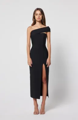 Elliatt Soroa Midi Dress Black Size M/AU 10 for rent on The Volte - image 4