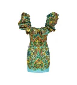 Alemais Sofie Off the Shoulder Mini Dress Print Size 10 for rent on The Volte - image 3