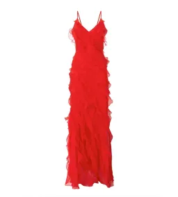 Rat & Boa Cecilia Dress in Red Size 6 for rent on The Volte - image 5