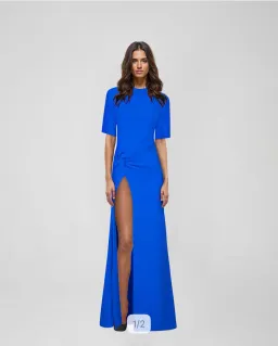 Atoir Raya Maxi Dress Electric Blue Size 6 for rent on The Volte - image 1