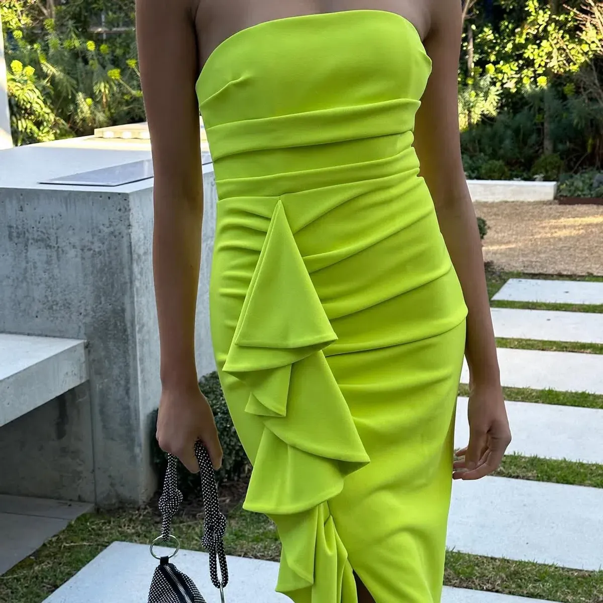 Azzurielle Alanis Midi Dress Green  Size 18 - Image 2