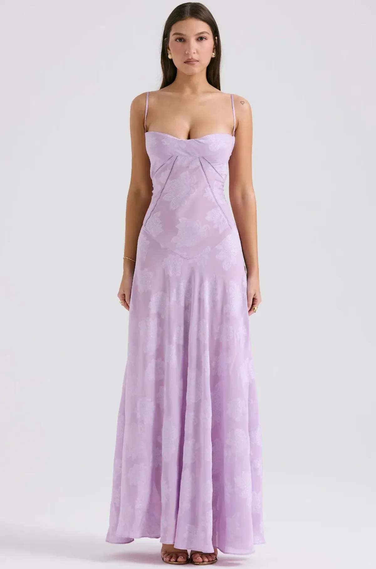 House Of CB Purple Seren Gown Size 6 - Image 2