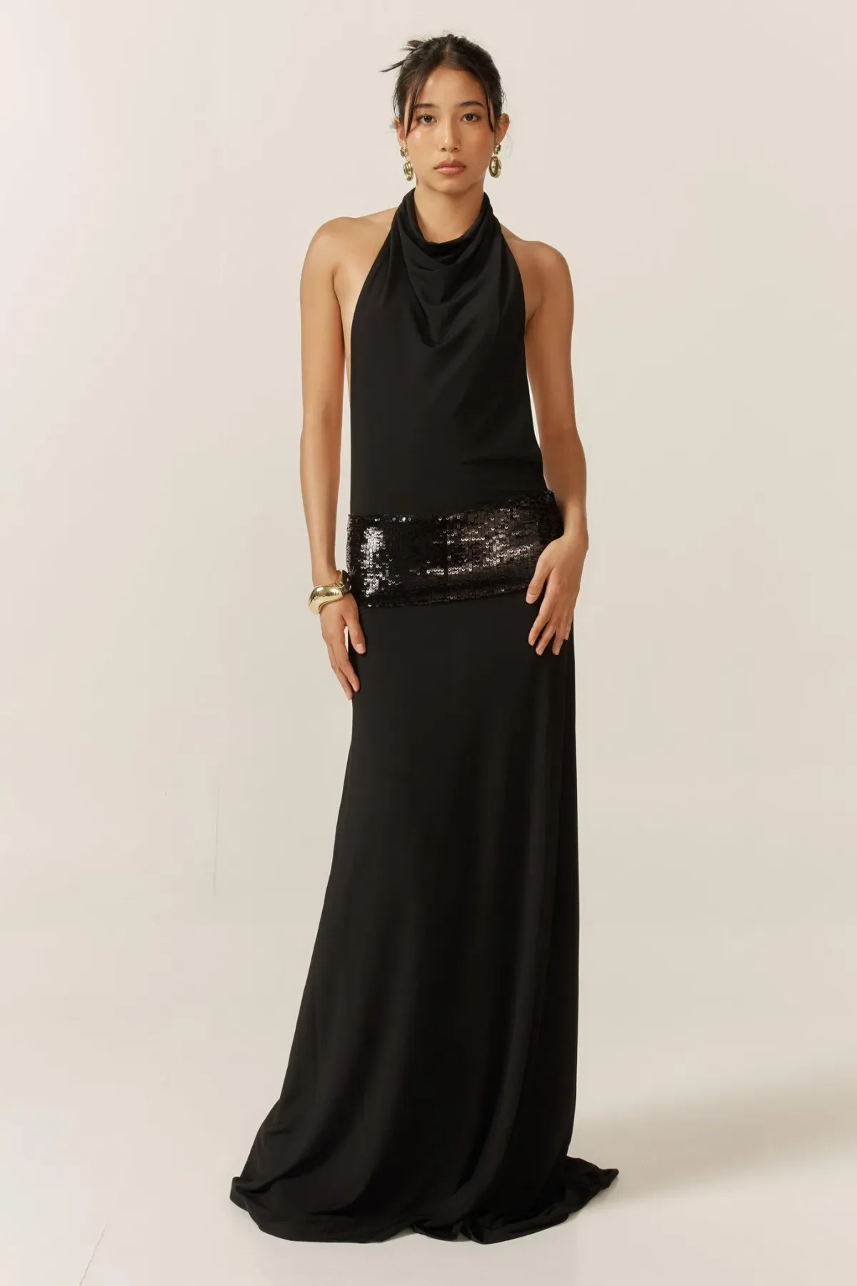 Ance Gria Adele Gown Black Size M / AU 10 - Image 1
