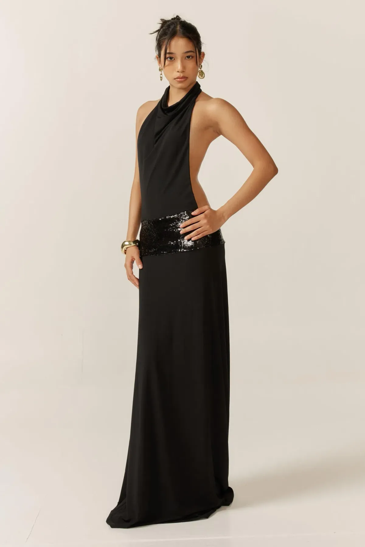 Ance Gria Adele Gown Black Size S / AU 8 - Image 2