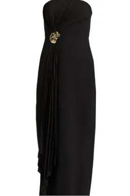 Acler Whitnell Bandeau Midi Black Dress Size AU 8 for rent on The Volte - image 2