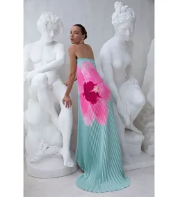 L'idée Biscous Strapless Gown Hibiscus Verde Size S / AU 8 for rent on The Volte - image 3