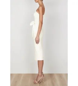 Shona Joy Lucy One Shoulder Midi Dress Ivory Size AU 8 for rent on The Volte - image 2