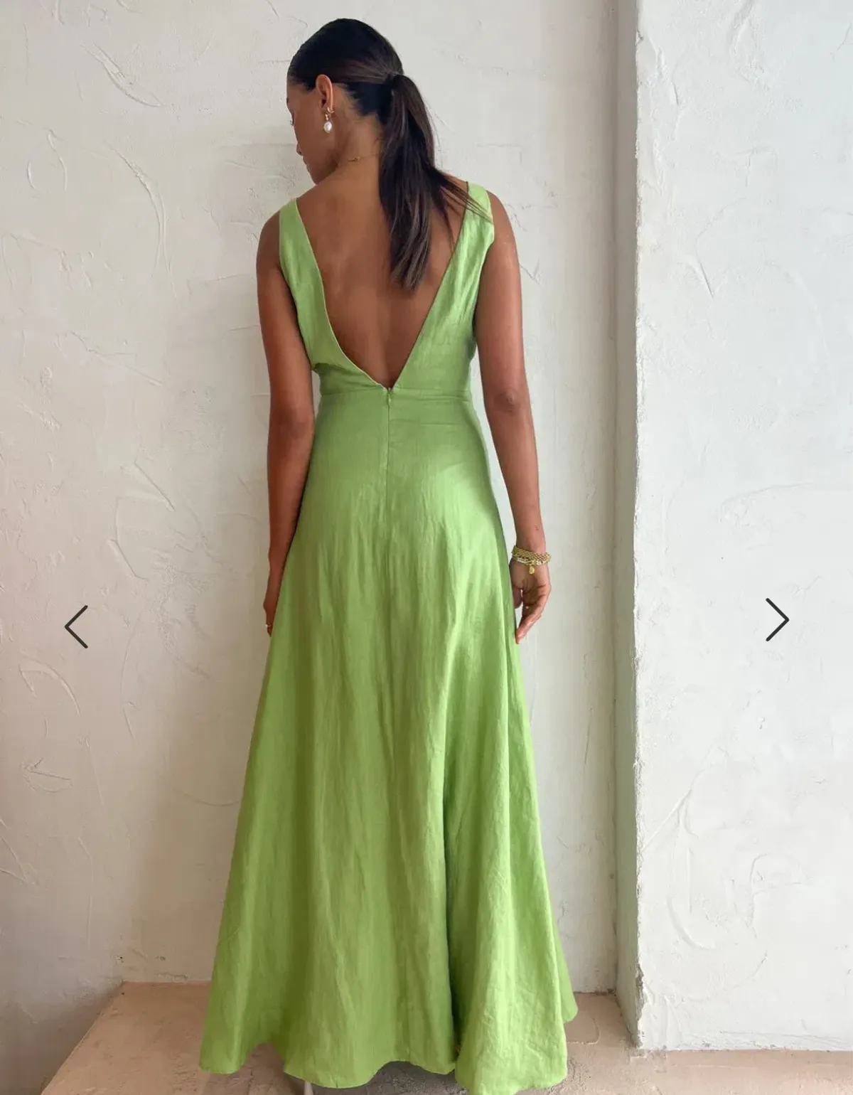 Issy Blue Skies Dress In Apple Size 8 - Image 4