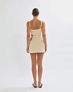 One Mile Mali Knit Dress Pale Yellow Size 8/S for rent on The Volte - image 5