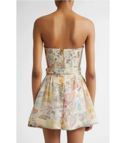 Zimmermann Crush Paneled Bodice and Shorts Set in Dear Diary Print Size 0 / AU 8 for rent on The Volte - image 3