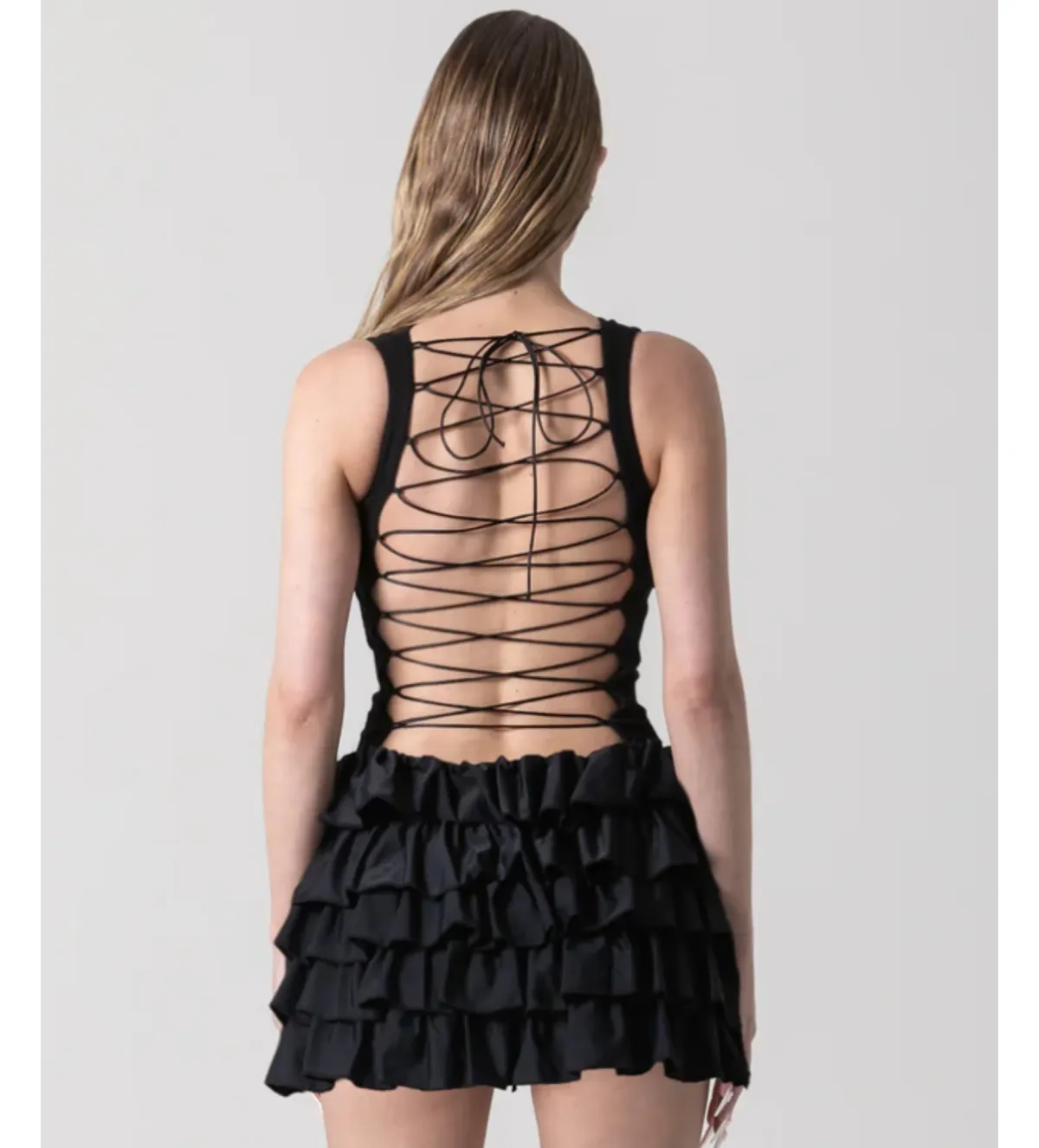 Bye Bambi Yurah Mini Dress Black Size XS  / Size AU 6 - Image 4