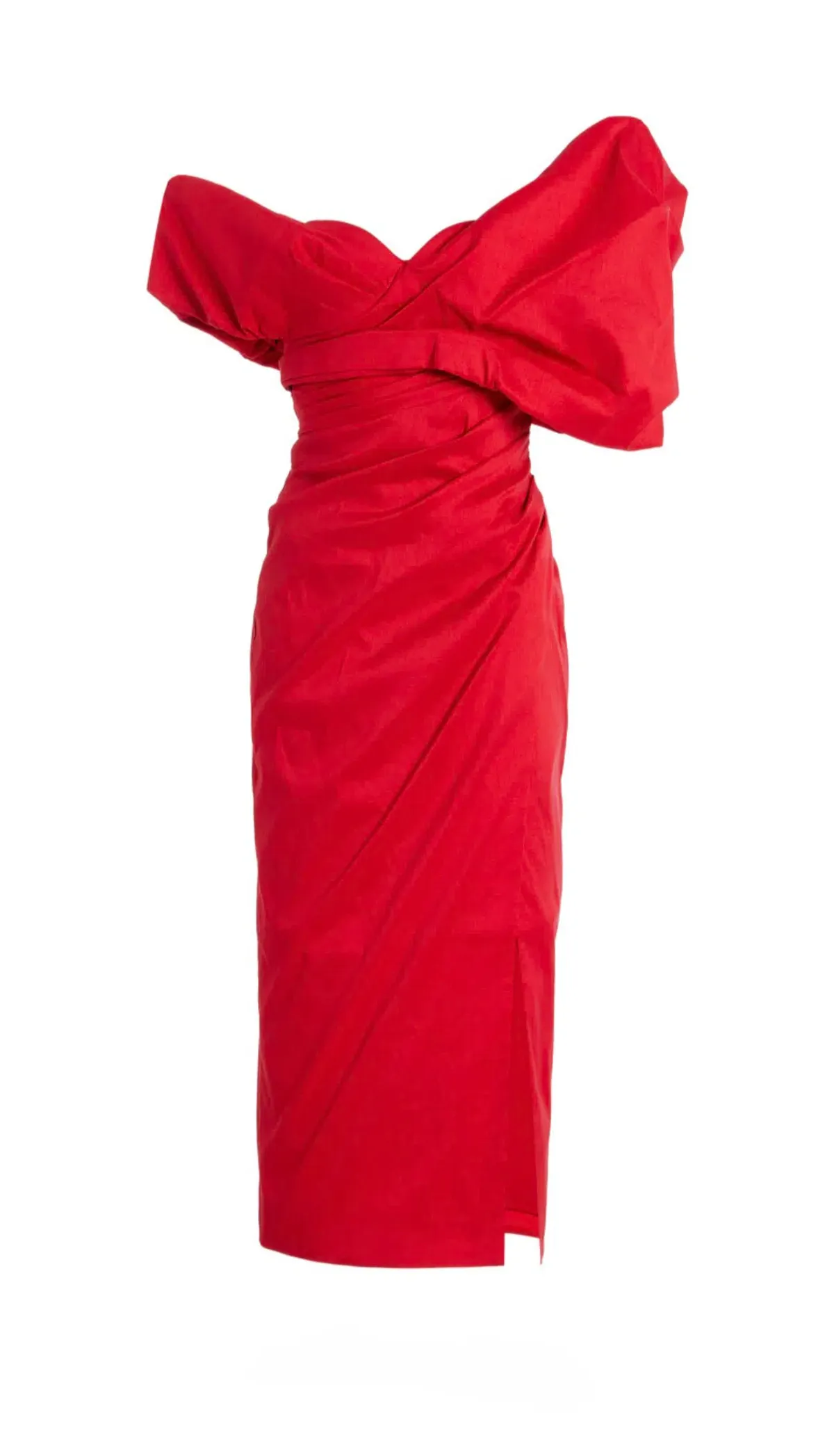 Rachel Gilbert Gia Midi Dress Red 3 / AU 12 - Image 5