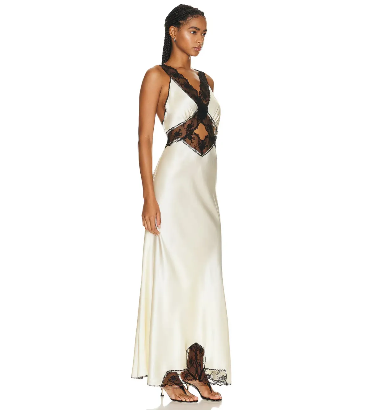 Sir The Label Aries Cut Out Gown – Cream, Size 8 - Image 1