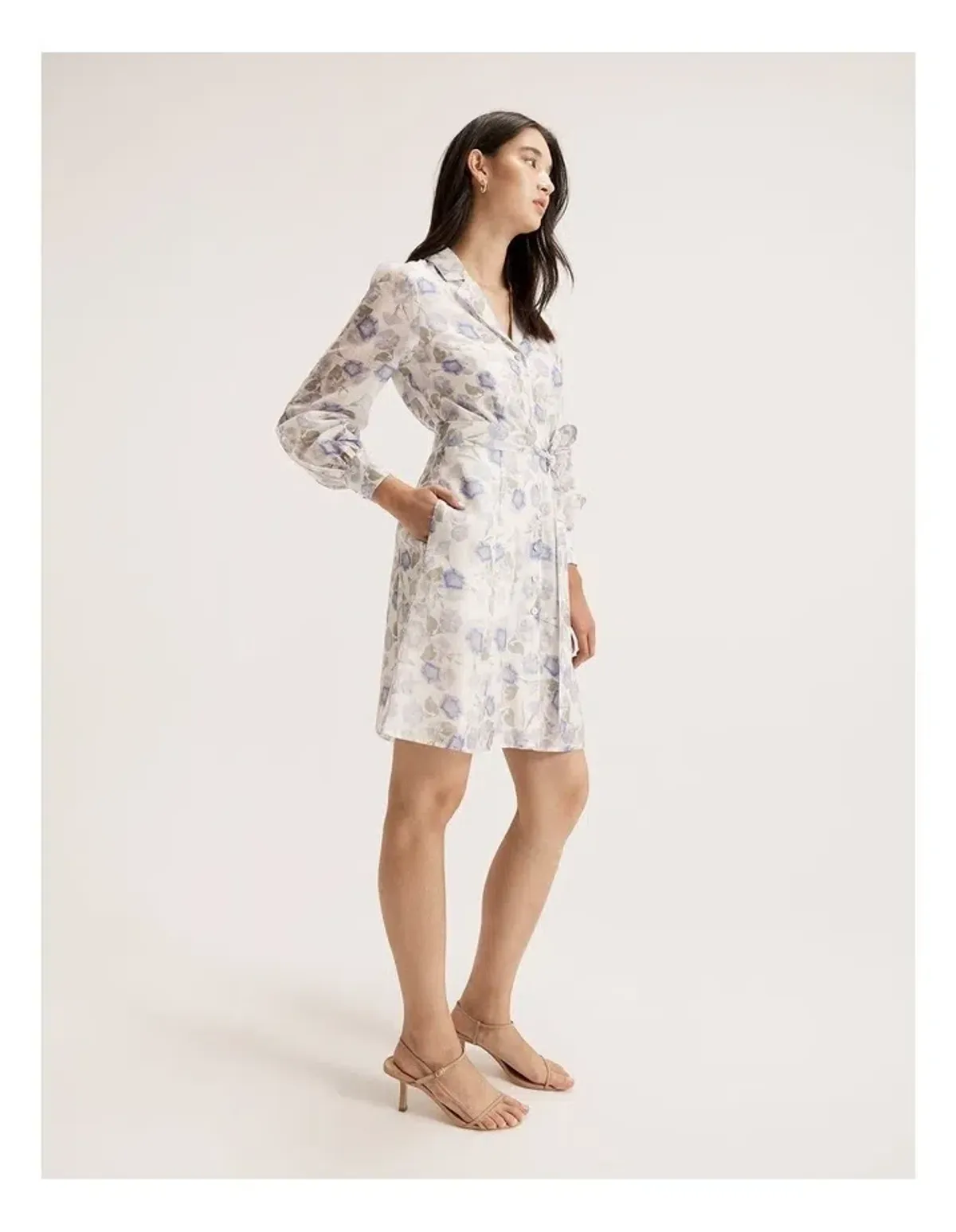 Review Poetic Bloom Mini Dress in Ivory Size 12 - Image 3