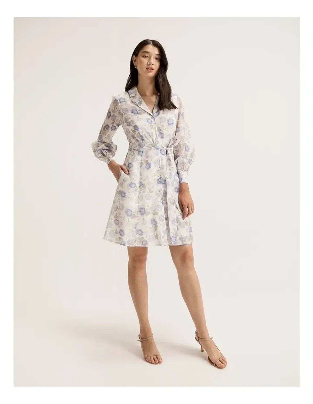 Review Poetic Bloom Mini Dress in Ivory Size 12 - Image 1