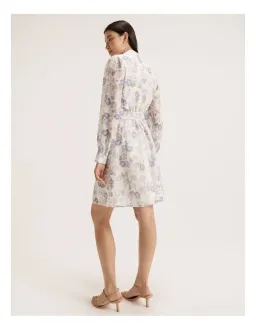 Review Poetic Bloom Mini Dress in Ivory Size 12 for rent on The Volte - image 2