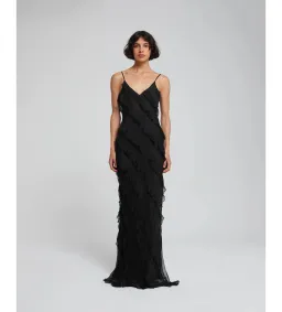 Rat & Boa Selena Maxi Dress Black Size M/AU 10 for rent on The Volte - image 1