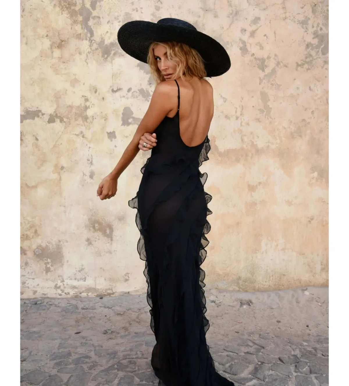 Rat & Boa Selena Maxi Dress Black Size M/AU 10 - Image 2