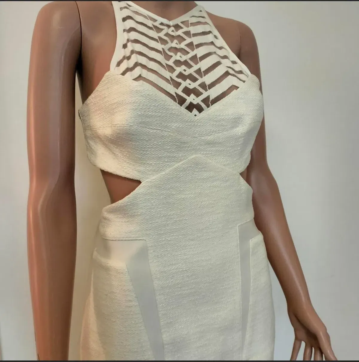 Manning Cartell Siamiese Twins Midi Dress Cream Size 10 - Image 2