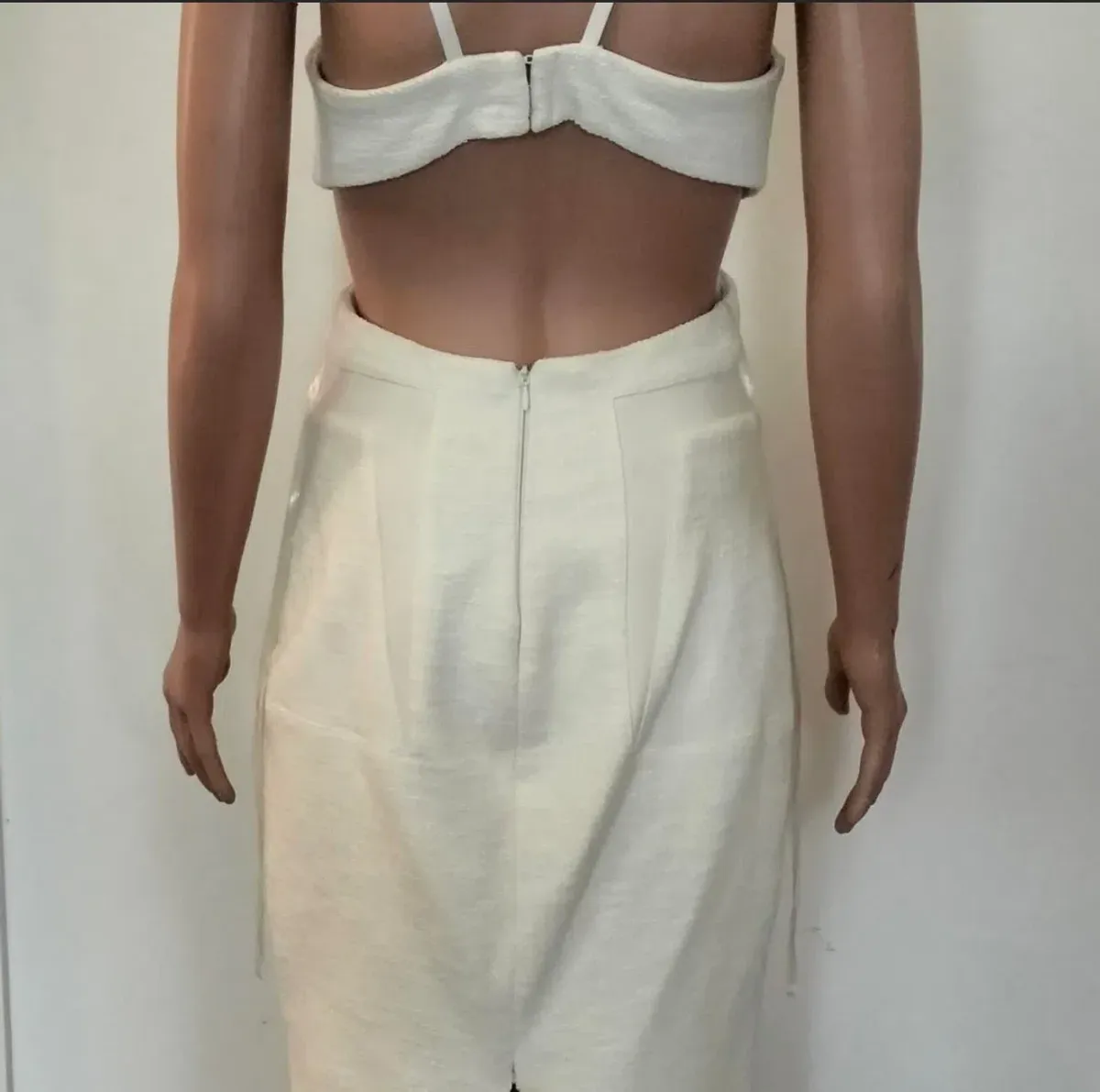 Manning Cartell Siamiese Twins Midi Dress Cream Size 10 - Image 3