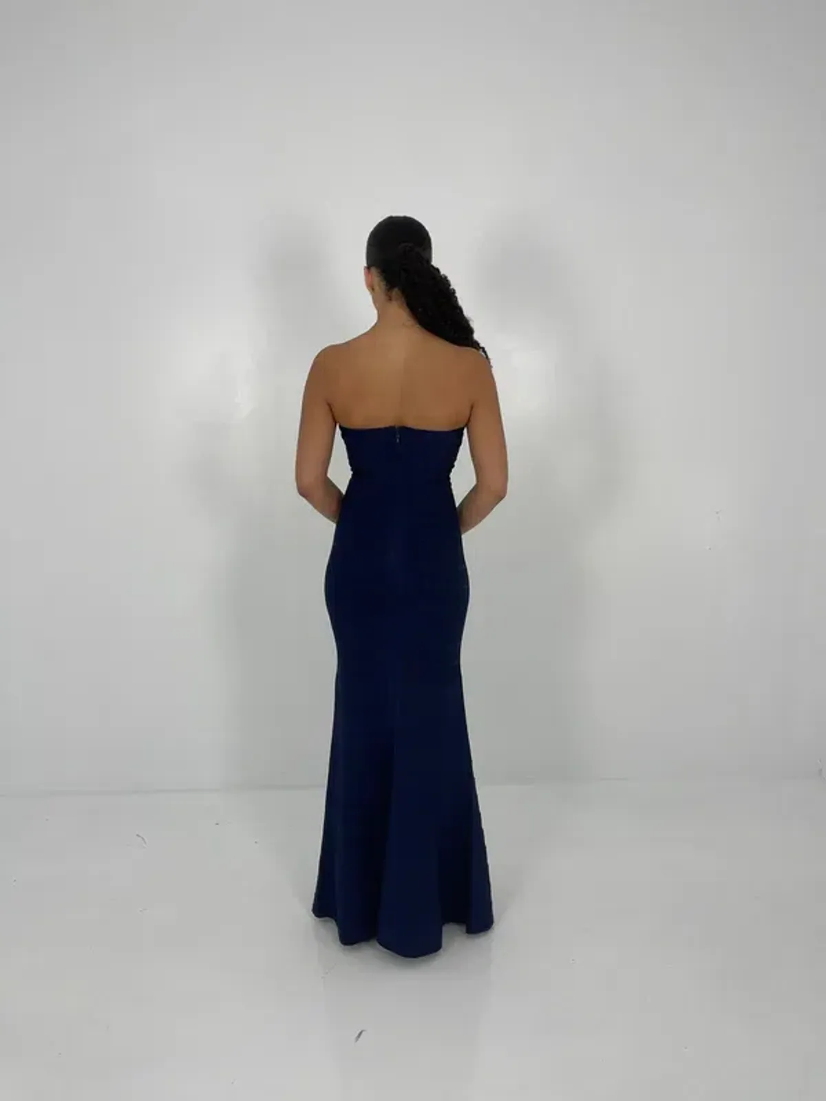 Herve Leger Navy Sara Gown Size S / AU 8 - Image 2