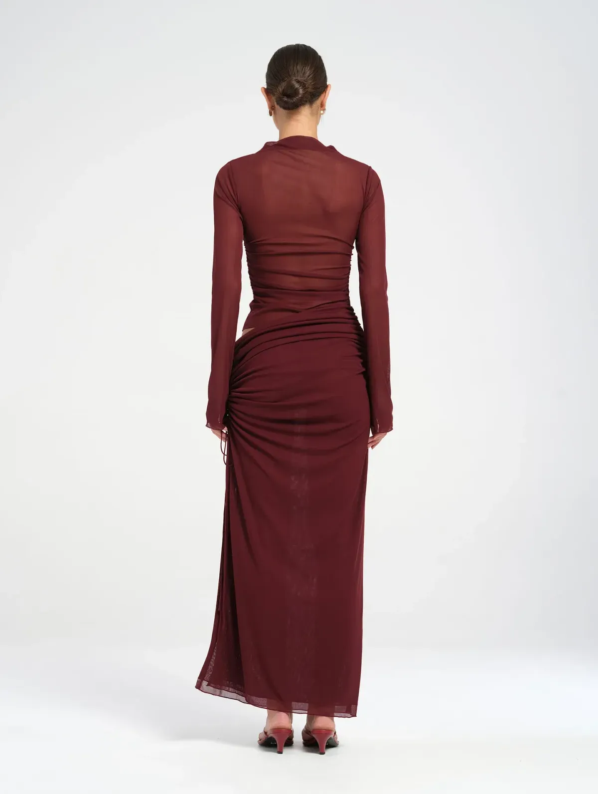 Benni Mable Maxi Dress in Plum Size 10 - Image 3