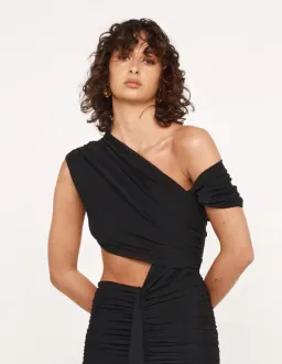 She Is Olla Zimi Dress Maxi Black Size AU 12 for rent on The Volte - image 2