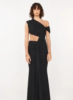 She Is Olla Zimi Dress Maxi Black Size AU 12 for rent on The Volte - image 1